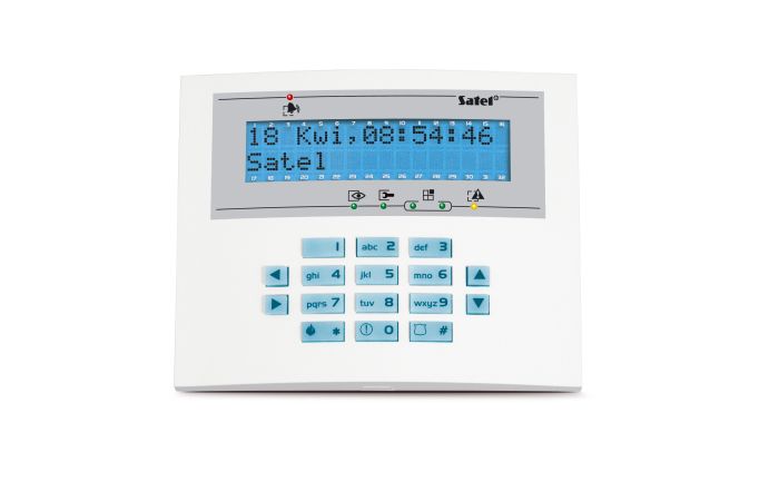 Manipulator LCD (typ L, niebieskie podświetlenie), INT-KLCDL-BL | INT-KLCDL-BL Satel