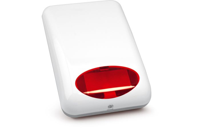 Sygnalizator zewnętrzny akust-opt, światło czerwone LED, SPL-5010 R | SPL-5010 R Satel
