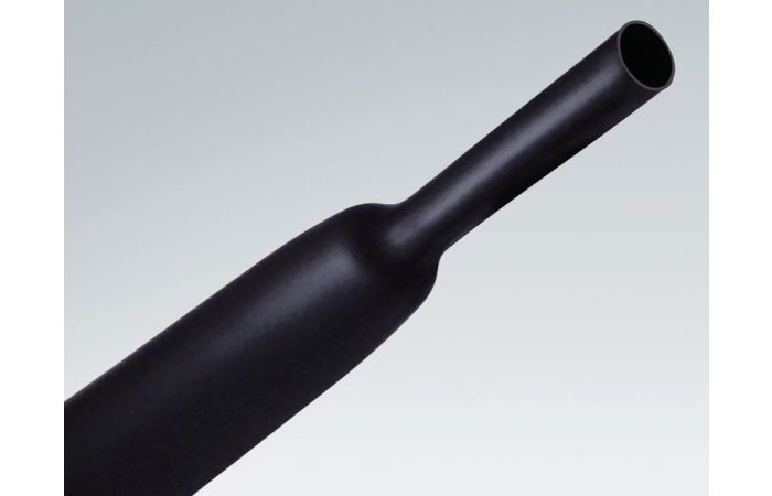 Rura termokurczliwa cienkościenna, CR 4,8/2,4 - 3/16 czarna (1m) | 427531 Cellpack