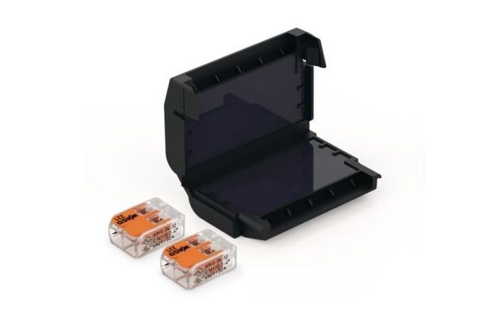 Puszka żelowa EASY-PROTECT 222 ze złączkami WAGO-COMPACT 0,2-4 mm2 (2 złączki 2-przewodowe) | 407860 Cellpack