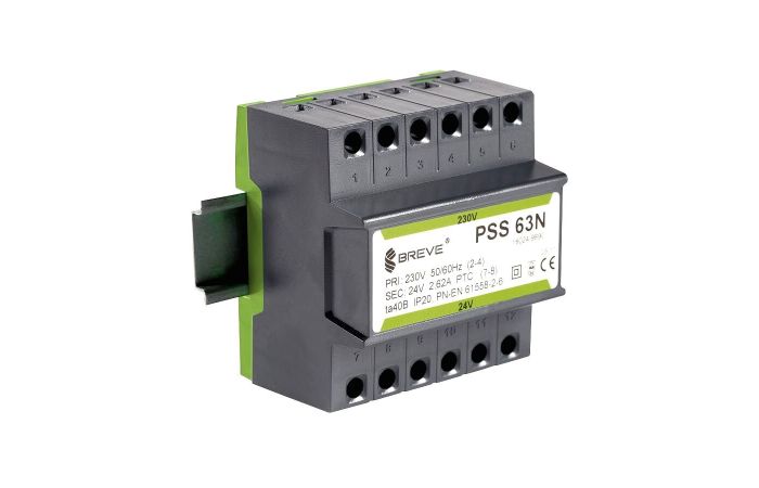 Transformator PSS 60 230/24V na TS35 IP30 | 16024-9938 Breve-Tufvassons