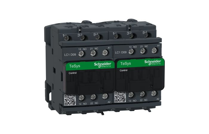 Stycznik nawrotny TeSys 9A AC-3 napięcie cewki 230VAC 3P, TeSys D | LC2D09P7 Schneider Electric