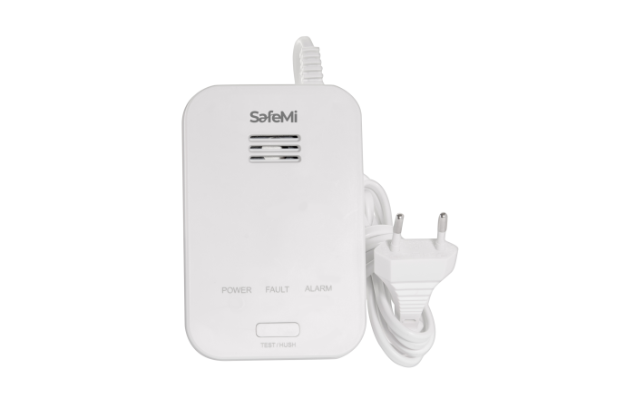 Czujnik Gazu LPG i Metanu SafeMi SHG-02 zasilany z sieci 230V