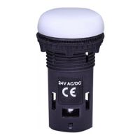 Lampka sygnalizacyjna LED 24VAC/DC -biała | 004771215 Eti