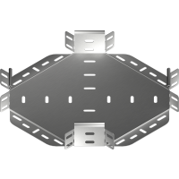 Czwórnik korytka CZKJ400H60, gr.blachy 1,0mm | 166840 Baks