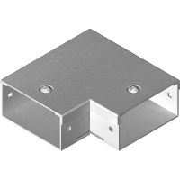 Kolanko 90st. KPKMP100H50, gr.blachy 1,5mm | 810610 Baks