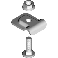 Uchwyt śrubowy kształtek USKS | 901850 Baks