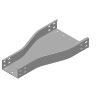 Redukcja symetryczna RKZP100/50H50 (STD), gr. blachy 1,5mm | 352410 Baks