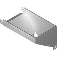 Kolanko redukcyjne prawe KRPBJ100H60 gr. blachy 1,0mm | 164103 Baks