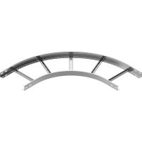 Łuk drabinki 90st. LDC100H50 N, gr.blachy 2,0mm | 456910 Baks