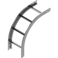 Łuk pionowy zewnętrzny drabiny LPDZC100H60N, gr.blachy 2.0mm | 469110 Baks
