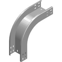 Łuk zewnętrzny 90st. LZZC200H50, gr.blachy 2,0mm | 351520 Baks