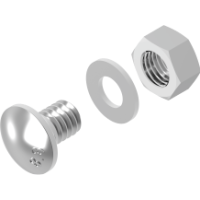 Śruba z łbem grzybkowym SGF M8x14 (opak 100szt) | 650266 Baks