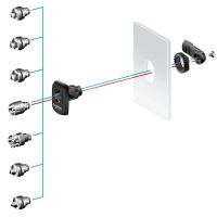 Wkładka kwadratowa do zamka 8mm do S3D Spacial | NSYAEDLS8S3D Schneider Electric
