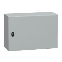 Obudowa wisząca Spacial S3D drzwi gładkie b/pł. mont 400x600x250 (WxSxG) IP66 IK10 RAL7035, Special | NSYS3D4625 Schneider Electric