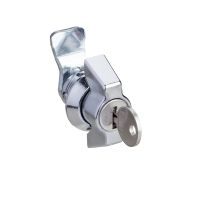 Okrągły zamek z wkładką dwupiórkową 3mm do S3X, zamak chromowany Spacial | NSYSTDCSX Schneider Electric