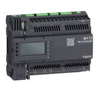 Sterownik PLC HVAC M172 8xDI 8xAI 8xDO 4xAO 2xModbus SL CANModbus TCP BACNet wyś | TM172PDG28R Schneider Electric