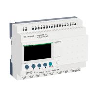 Sterownik programowalny 16 wejść 10 wyjść 100-240VAC RTC/LCD Zelio Logic | SR3B261FU Schneider Electric