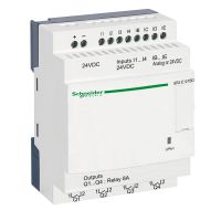 Przekaźnik inteligentny 8-wejść D/4-wyjść P 24VDC RTC, Zelio Logic | SR2E121BD Schneider Electric