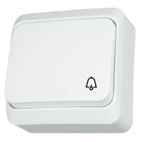 Przycisk dzwonek (mechanizm z obudową) IP20 biały, Prima | WDE001012 Schneider Electric
