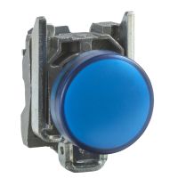 Lampka sygnalizacyjna z niebieską LED 110-120v Harmony XB4 | XB4BVG6 Schneider Electric