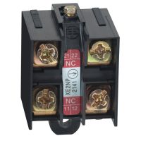 Blok styków OsiSense XC łącznika krańcowego, 2NC | XE2NP3141 Telemecanique Sensors