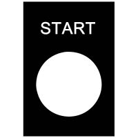 Etykieta przycisku 30x40mm "Start" | ZB2BY2303 Schneider Electric