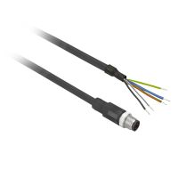 Złącze wtykowe męskie M12 proste DŁ.0.5M 5PIN | XZCP1564L05 Telemecanique Sensors