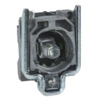 Korpus przycisku LED 24V zielony metalowy, styk 1NO+1NC Harmony XB4 | ZB4BW0B35 Schneider Electric