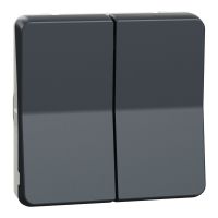 Mechanizm łącznika schodowy podwójny antracyt, Mureva | MUR35019 Schneider Electric