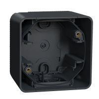 Podstawa naścienna 1x antracyt, Mureva | MUR37911 Schneider Electric
