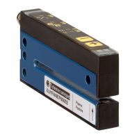 Czujnik fotoelektryczny OsiSense XU XUY widełkowy regulowany 2X59mm 12..24VDC M8 | XUYFANEP60002 Telemecanique Sensors