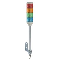 Kolumna świetlna bez buczyka Fi-60mm 4 elementy światło ciągłe LED 24V | XVC6B4 Schneider Electric