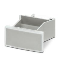 Uchwyty tabliczek UBE/D + ES/KMK 3,nieopisane, szary | 1004076 Phoenix Contact