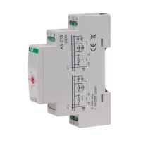 Automat schodowy AS-223 230V/16A, z funkcją przeciwblokady, montaż na szynie DIN | AS-223 F&F