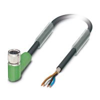 Kabel czujnika/urządzenia wykonawczego SAC-4P- 5,0-PUR/M 8FR SH, 4-pinowy, czarno-szary (5m) | 1521986 Phoenix Contact