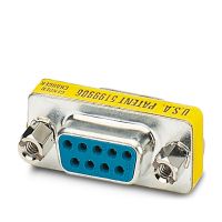 Wkładka zmieniająca rodzaj styku D-SUB (Gender-Changer) VS-09-GC-BU/BU | 1688722 Phoenix Contact