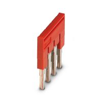 Mostek wtykany FBS 4-6, 4-biegunowy, czerwony | 3030255 Phoenix Contact