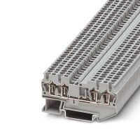 Złączka przelotowa 4-przewodowa ST 1,5-QUATTRO, szara | 3031186 Phoenix Contact