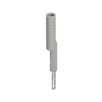Adapter pomiarowy 4mm do złączek w podziałce 5,2 mm, 6,2 mm i 8,2 mm, szary | 3032871 Phoenix Contact