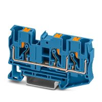 Złączka przelotowa 3-przewodowa PT 6-TWIN BU, niebieskie | 3211485 Phoenix Contact