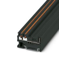 Przelotowa złączka szynowa PT 1,5/S-TWIN/1P BK, czarne | 3212363 Phoenix Contact