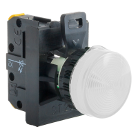 Lampka sygnalizacyjna 230V żarówka standard, biała | ST22-LB-230-BA9S\. Spamel