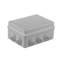 Puszka n/t S-BOX 150x110x70mm 10 dławików, bezhalogenowa, IP65, szara | S-BOX 306 Pawbol