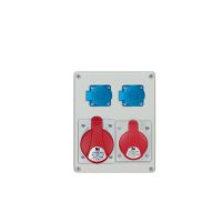 Rozdzielnica n/t R-BOX 200x250x150mm, 240 16A/5P 32A/5P 2x250V, IP44, biała | B.1098 Pawbol