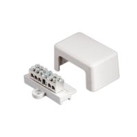 Szyna wyrównania potencjału, mała 5x10+1x16, szara | E.4104M Pawbol