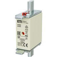 Wkładka bezpiecznikowa (topikowa) NH000 6A gG 500V zwłoczna | 004181203 Eti