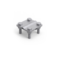 Złącze krzyżowe 4-otworowe 8/30 do połączeń drutu odgromowego, 1.2 OG | 90100202 Elko-Bis