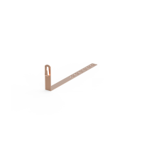 Uchwyt pod dachówkę L-330/100 z zaczepami, 10.2.1/Z CU | 91002703 Elko-Bis