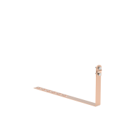 Uchwyt pod dachówkę L-415 z zaczepem/skręcany, 10.4.1/Z/S CU | 91003503 Elko-Bis
